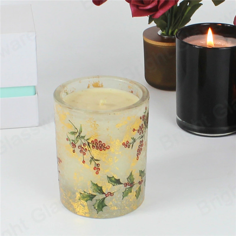 Custom Scented Soy Candles in Glass Jar for Home Party
