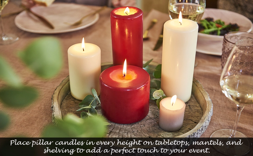 7 Day Religious Memorial Party Decor Vigil Use Crystal Wax Candles