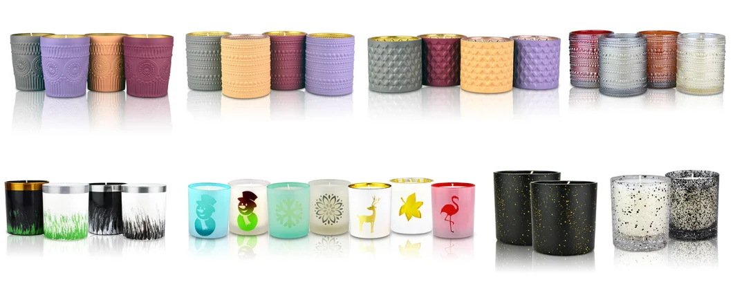 100% Natural Soy Scented Candles in Ceramic Jar