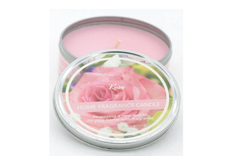 1.8 Oz Tin Candle with Lip for Home Decor
