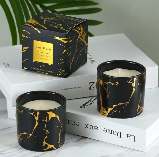 Private Label Customize Holiday Luxury Gift Set Aromatherapy Fragrance Soy Wax Essential Oil Scented Candles with Gift Box